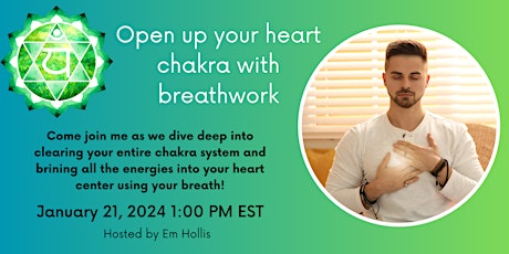 Opening your heart chakra with breathwork primary image