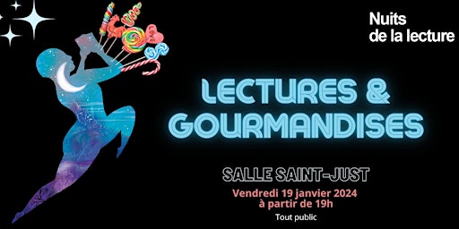 Nuit de la Lecture :  Lectures &  Gourmandises primary image