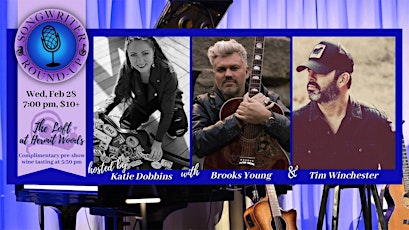 Katie Dobbins Music & Hermit Woods Winery Present Songwriter RoundUp primary image