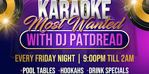 Primaire afbeelding van KARAOKE MOST WANTED ****LADIES NIGHT ****