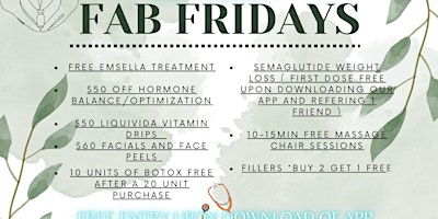 FAB FRIDAYS primary image