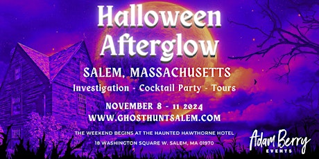 "Halloween Afterglow" with Adam Berry in Historic Salem Massachusetts