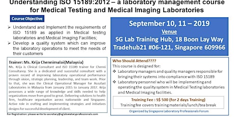 ISO15189- a laboratory management course for Medical Testing and Medical Imaging  primary image
