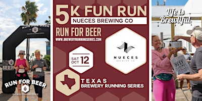 5k Beer Run x Nueces Brewing | 2024 Texas Brewery Running Series primary image