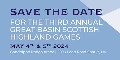 Imagem principal do evento Great Basin Scottish Highland Games