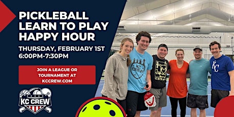 Pickleball Learn to Play Happy Hour primary image