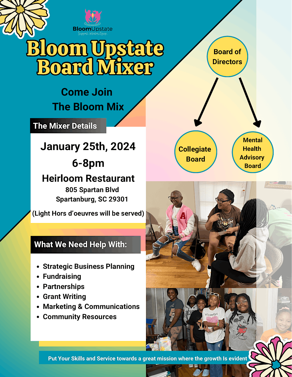 Bloom Upstate's Board Mixer Tickets, Thu, Jan 25, 2024 at 6:00 PM