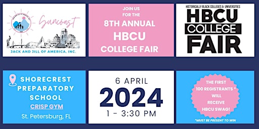 Suncoast Chapter 8th Annual HBCU College Fair primary image