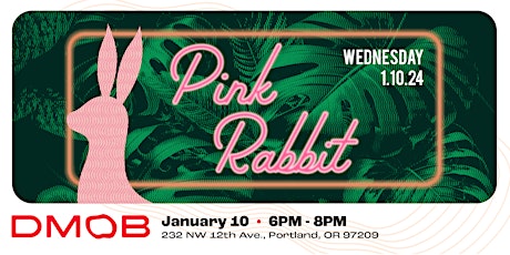Imagen principal de January dMob @ Pink Rabbit Cocktail Bar and Kitchen
