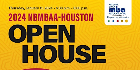 Image principale de NBMBAA-Houston Chapter Open House