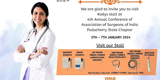 Primaire afbeelding van 4th Annual Conference of Association of Surgeons of India Puducherry State