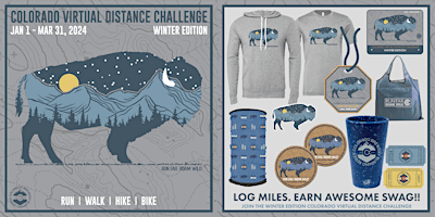 Colorado Virtual Distance Challenge - 2024 Winter Edition event logo