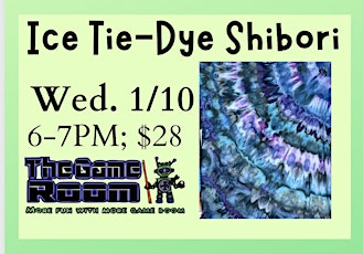 Shibori Ice Tie-Dye Class primary image