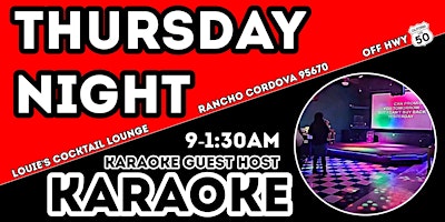 Imagen principal de Thursday Night Karaoke At Louie's Cocktail Lounge