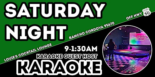 Saturday Night Karaoke At Louie's Cocktail Lounge  primärbild