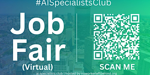 Imagem principal de #AISpecialists Virtual Job Fair / Career Expo Event #Boston #BOS