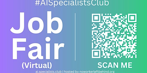 Imagem principal do evento #AISpecialists Virtual Job Fair / Career Expo Event #Virtual #Online