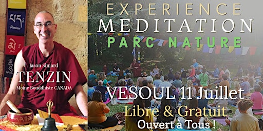 Imagem principal do evento VESOUL | Méditation Nature | Moine Bouddhiste Canadien (GRATUIT)