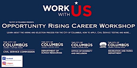 The City of Columbus presents:  The Opportunity Rising  Career Workshop primary image
