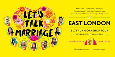 "Lets Talk Marriage"  Workshop - East London primary image