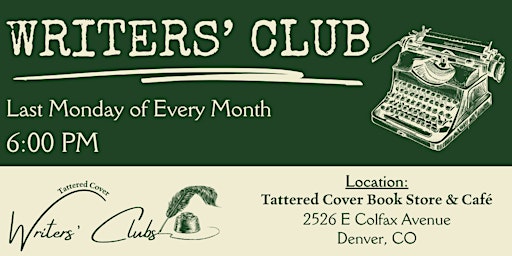 Primaire afbeelding van Tattered Cover Writers' Club at Colfax