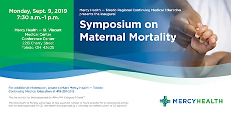 Mercy Health- Maternal Mortality Symposium primary image