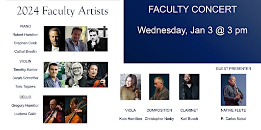 Signature Series: 2024 Oracle Chamber Music Festival Faculty Concert primary image