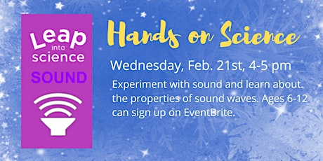Leap into the  Science of Sound primary image