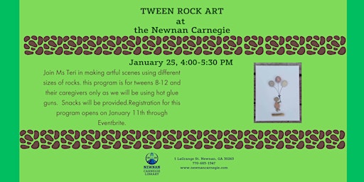 Tween Craft- Rock Art primary image