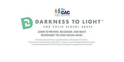 Darkness to Light: Bystanders Protecting Children from Boundary Violations primary image
