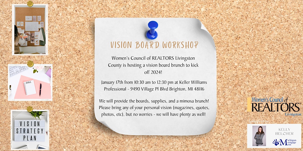 Vision Board Workshop Tickets, Wed, Jan 17, 2024 at 10:30 AM