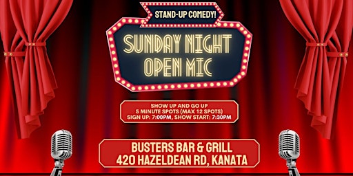 Busters Open Mic primary image