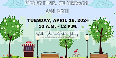 Imagem principal do evento Storytime. Outreach.  OH MY!!