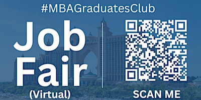 Primaire afbeelding van #MBAGraduatesClub Virtual Job Fair / Career Expo Event #PalmBay