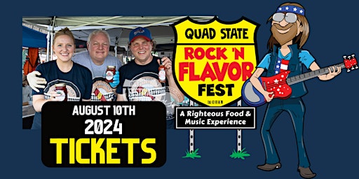 Imagem principal do evento Quad State Rock 'N Flavor Fest 2024