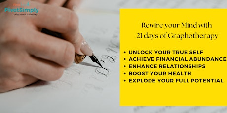 Rewire your Mind with 21 Days of Graphotherapy