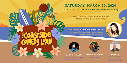 Primaire afbeelding van The Coastside Comedy Luau and Charity Auction 2024