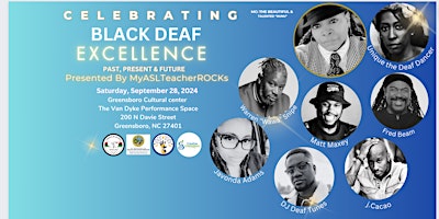 Hauptbild für Celebrating Black Deaf Excellence 2024