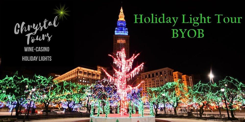 Chrystal Holiday Lights Byob Limo Coach Tour Cleveland Eastside Chrystal Holiday Lights Byob Limo Coach Tour Cleveland Eastside