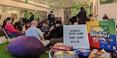 Immagine principale di Toronto Event Hub April Game Night Social Mixer 