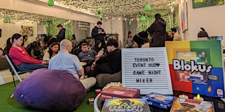 Toronto Event Hub April Game Night Social Mixer