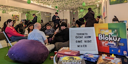 Toronto Event Hub April Game Night Social Mixer primary image