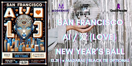 ALIST - San Francisco "Ài/爱 (LOVE)" themed New Year's Ball! primary image