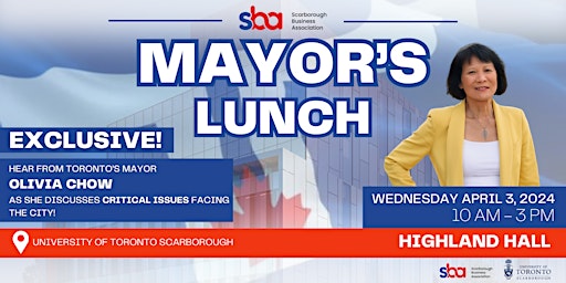 Imagen principal de SBA Mayor's Lunch 2024 Pre-Registration