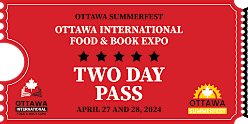 Imagem principal de Ottawa  International  Food & Book Expo 2024 | TWO DAY PASS