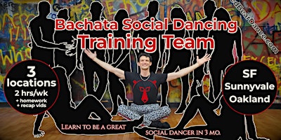 Imagem principal do evento Sunnyvale - Bachata Progressive Series for Social Dancing  (Training Team)