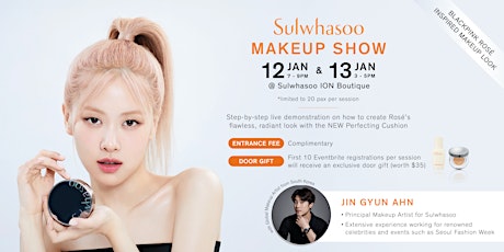 Sulwhasoo Makeup Show with Global Makeup Artist, Jin Gyun Ahn primary image
