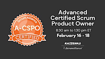 Advanced Certified Scrum Product Owner (A-CSPO) primary image