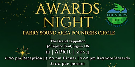 Parry Sound Area Founders  Circle Award Celebration primary image