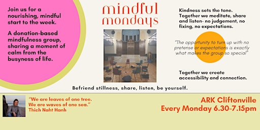 Imagem principal do evento Mindful Mondays at ARK